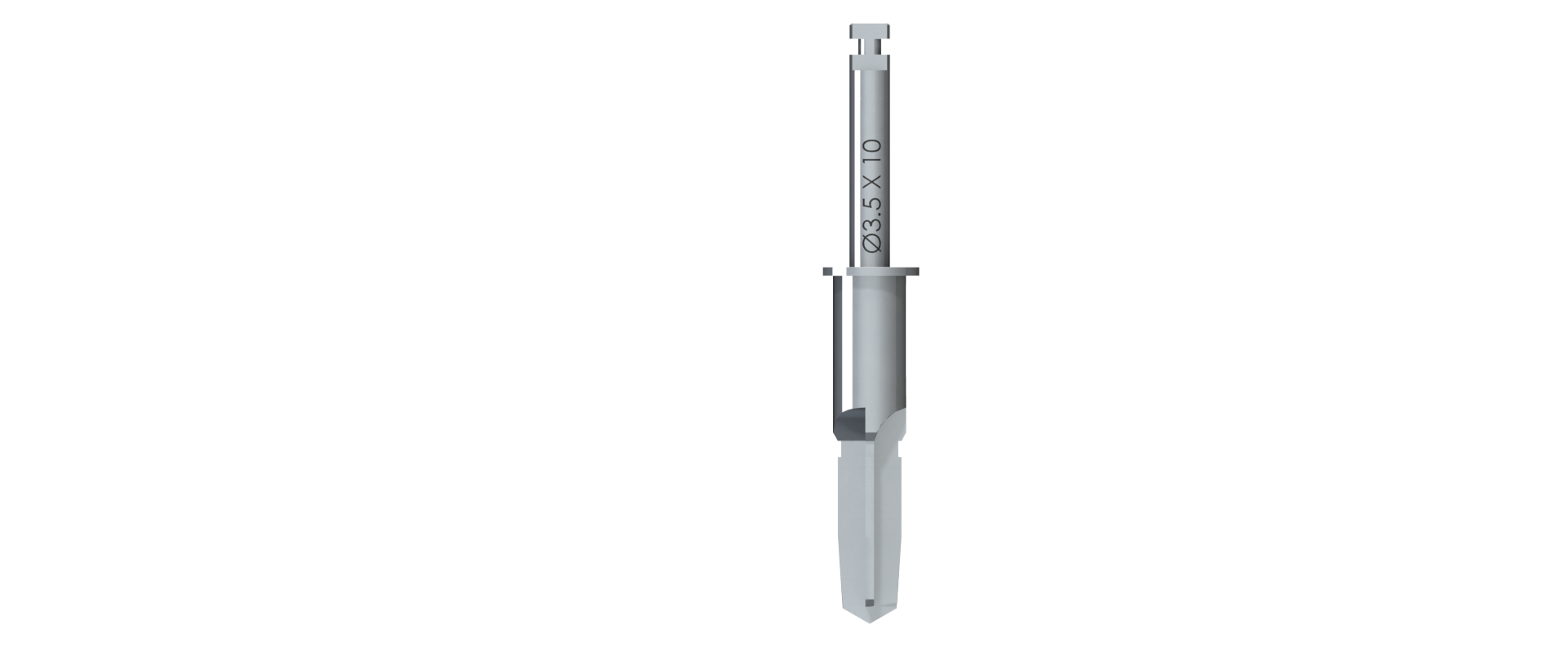 FRESA TRONCO CONICA GUIA 4.3 Ø3.5 X 10mm