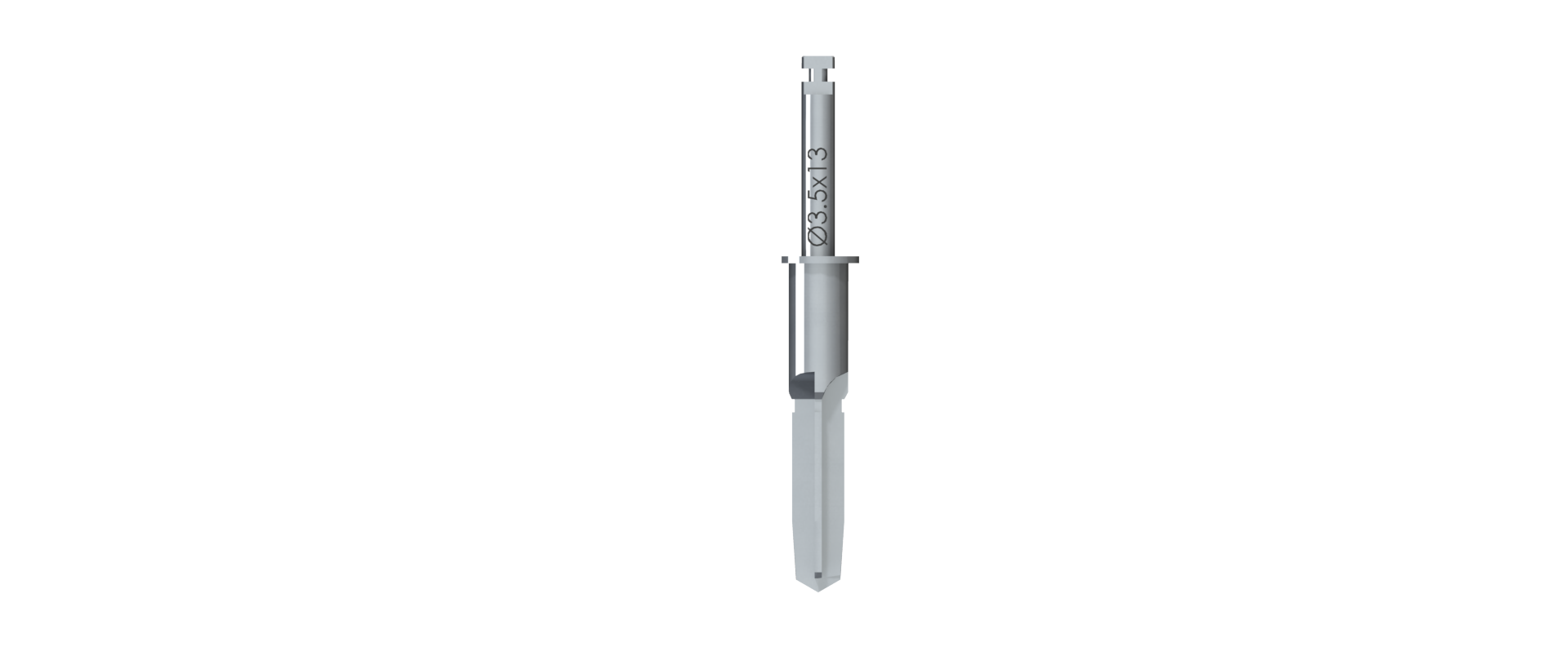 FRESA TRONCO CONICA GUIA 4.3 Ø3.5X 13mm